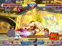 une photo d'Ã©cran de Pocket Fighter sur Sony Playstation